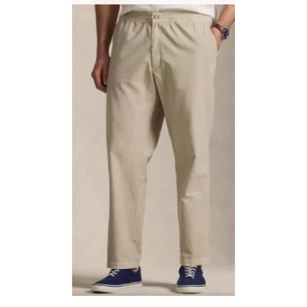 Polo Ralph Lauren Men's Olive Big & Tall Prepster Dyed Pants, 4LT‎